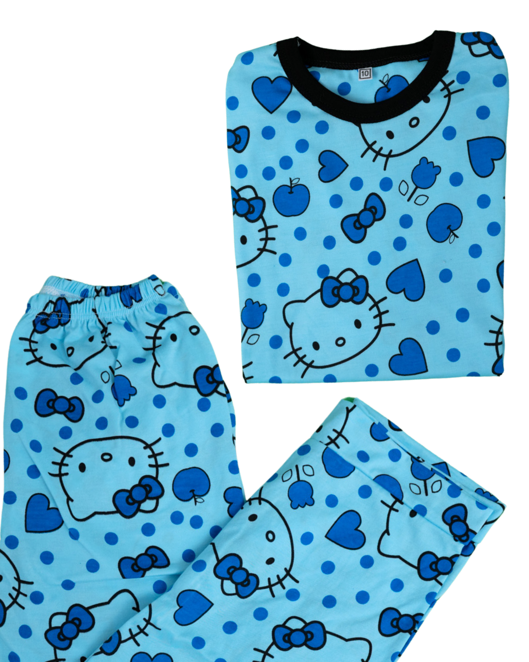 Jersey Manga Larga - Hello Kitty Celeste
