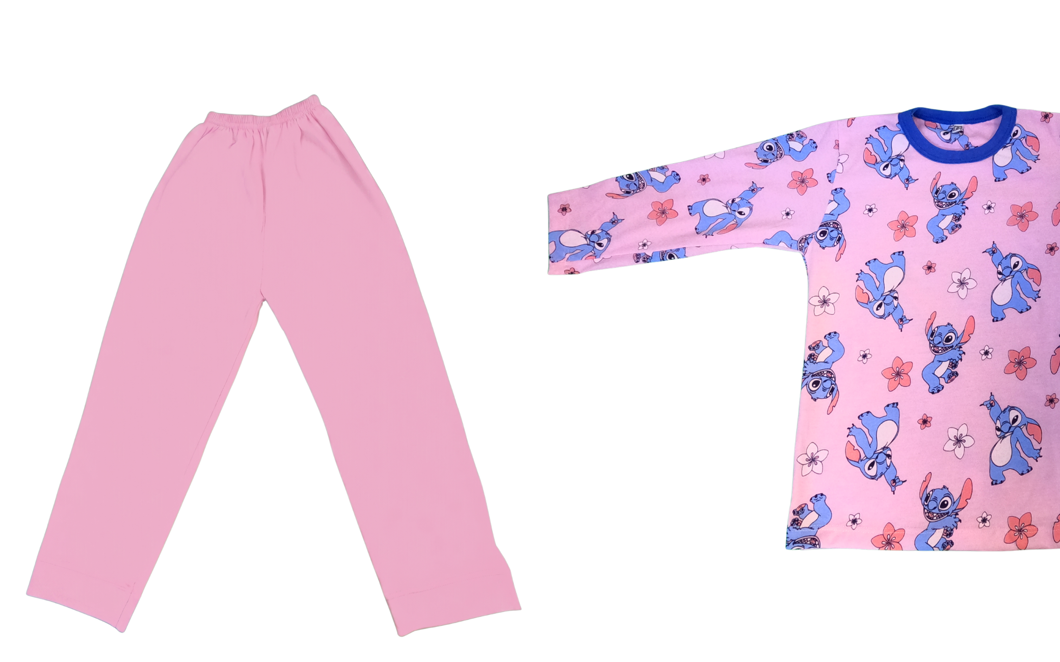Jersey Manga Larga - Stich Rosado