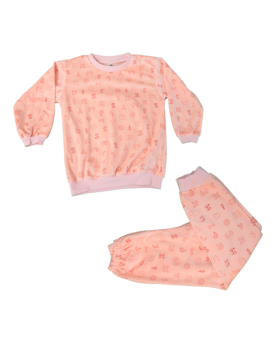 Pijama Terciopelo - Letritas Melon